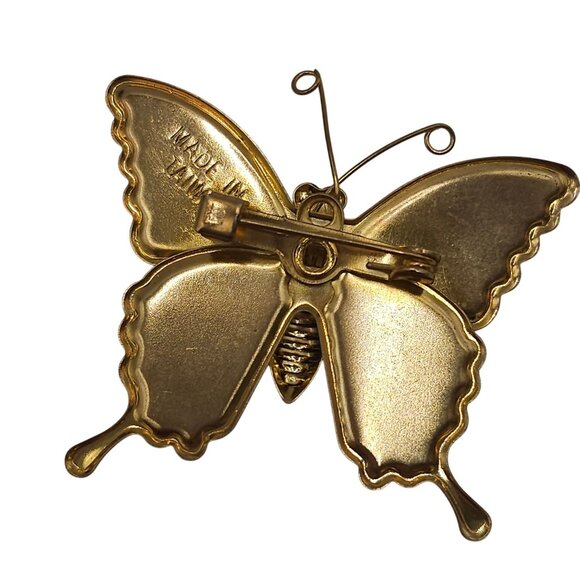 Retro Statement Jewelry Brooch Floral Bugs Whimsical Nature Cottage Core Pins - Picture 9 of 14